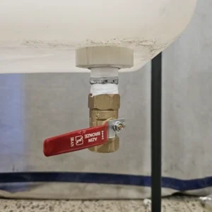 وان شستشو با شیر تخلیه